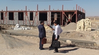 بازدید ریاست محترم شبکه بهداشت و درمان سربیشه جناب آقای دکتر شوکتی فرد از مرکز سلم آباد و مرکز در حال ساخت نازدشت