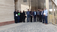 بازدید مدیر محترم تحول اداری دانشگاه علوم پزشکی جناب آقای مهران پور و مدیریت محترم بودجه دانشگاه جناب آقای حیدری بهمراه همکاران ایشان از بیمارستان علی ابن ابی طالب (ع) سربیشه