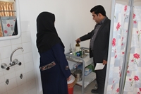 بازديد گروهي از خانه هاي بهداشت شيرگ و چنشت