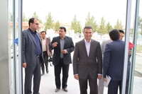 بازديد فرماندار با  هيئت همراه بمناسبت فرا رسيدن عيد نوروز از بيمارستان علي ابن ابيطالب (ع) سربيشه