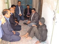 عيادت فرماندار از سالمندان شهرستان