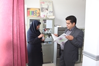 بازديد سرزده سرپرست شبكه از چندين خانه بهداشت